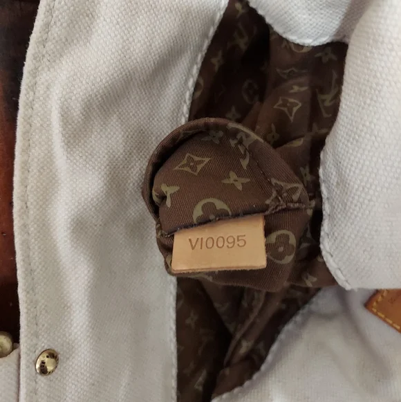 Louis Vuitton Limited Edition Globe Shopper Cabas Canvas Tote Bag Gently Loved - Picture 14 of 15